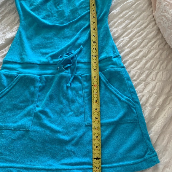 Raya Sun woman’s blue swimsuit cover up size Medium NWT - Picture 10 of 11